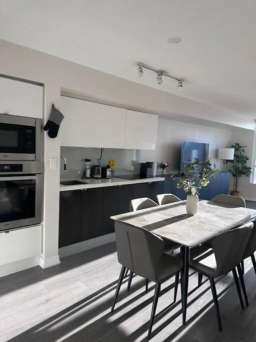 Beautiful And Central 3 Bedroom Condo With Parking Toronto Apartment